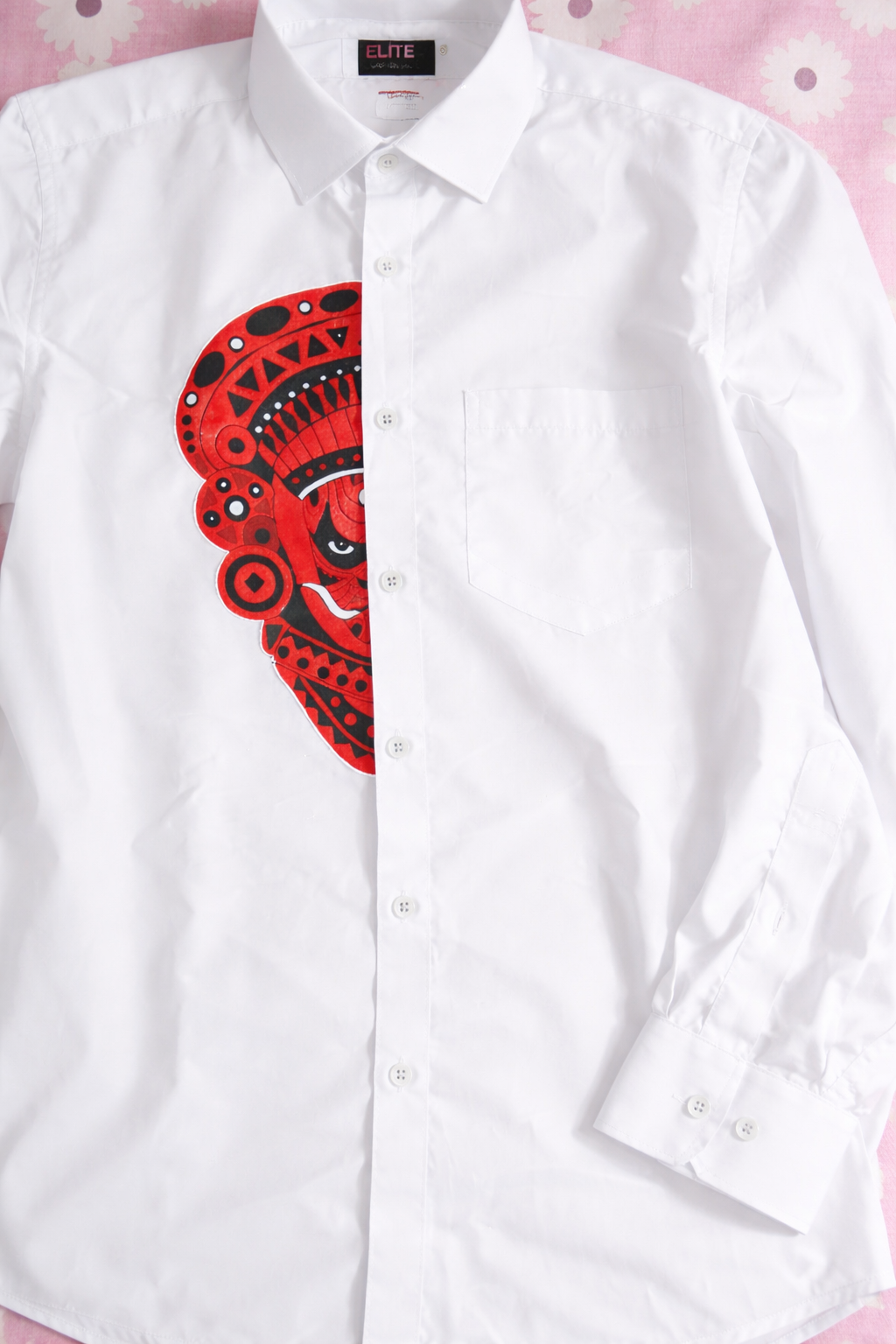 Mens shirt wih Theyyam print