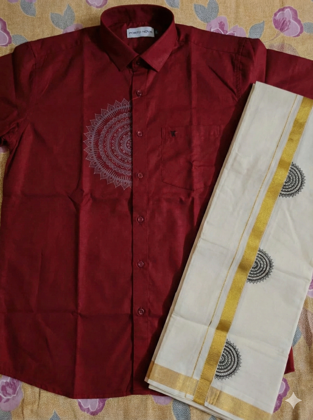 Chakra Print Shirt Combo