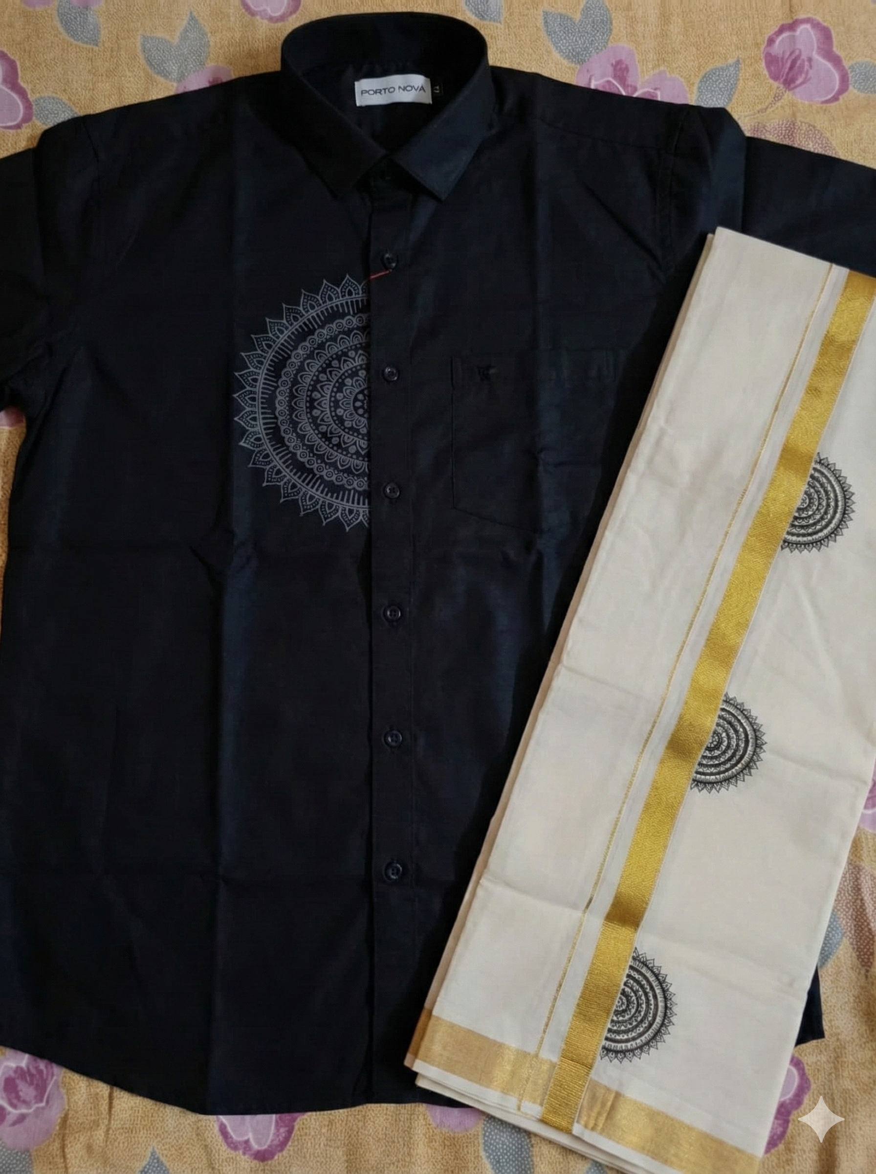 Chakra Print Shirt Combo