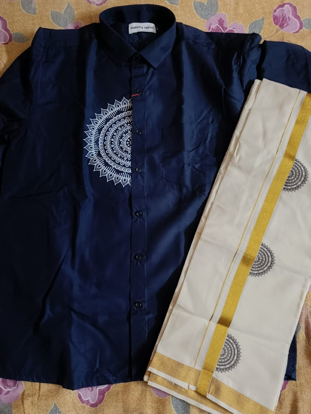 Chakra Print Shirt Combo