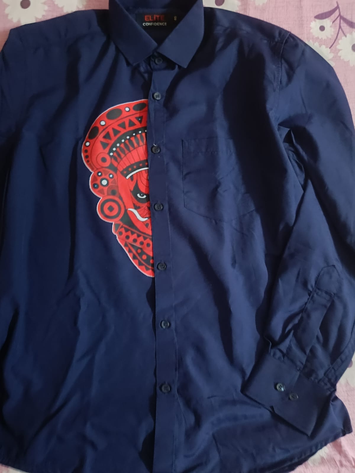 Mens shirt wih Theyyam print