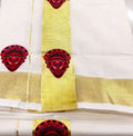 Mens Dhoti with theyam Print