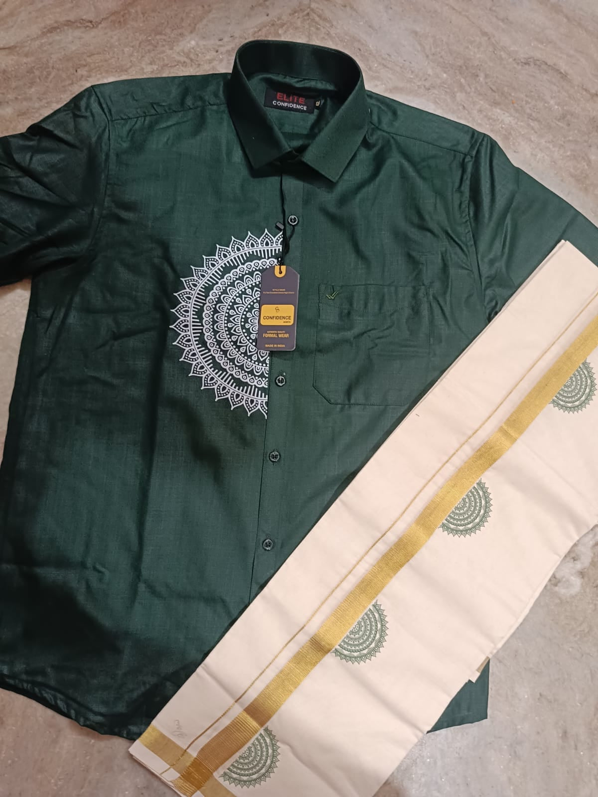 Chakra Print Shirt Combo