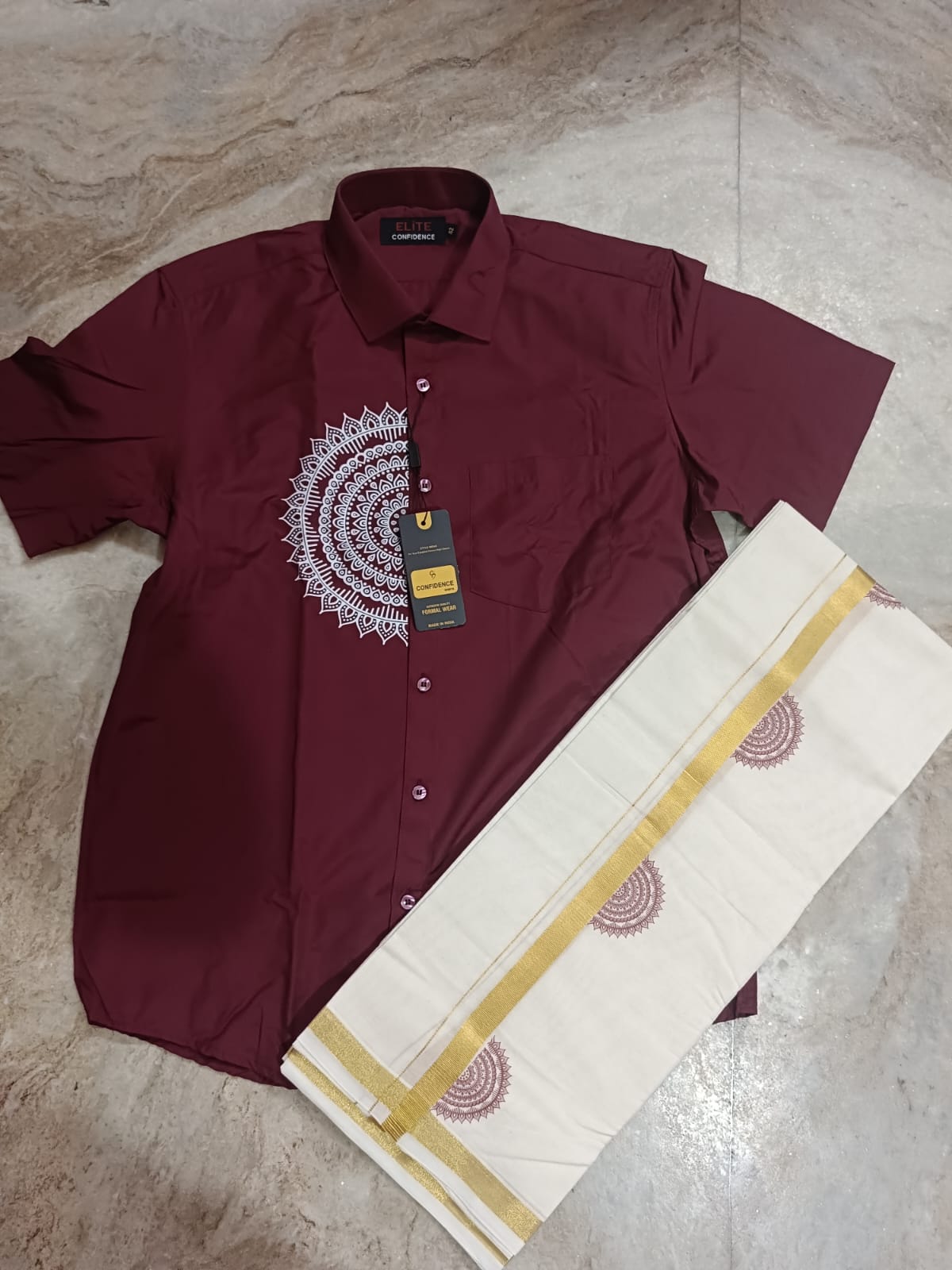 Chakra Print Shirt Combo