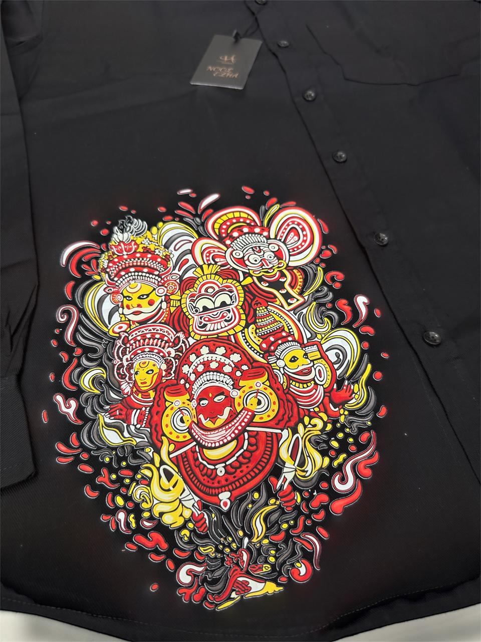 Kathakali heritage Print mens shirt