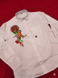 Mens shirt with Kathakali face printed