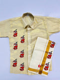 Boys Shirt and Dhoti combo with Krishna print