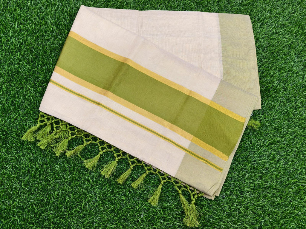 Kerala Tissue with Kara Sarees