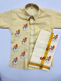 Boys Shirt and Dhoti combo with Dancing Theyyam
