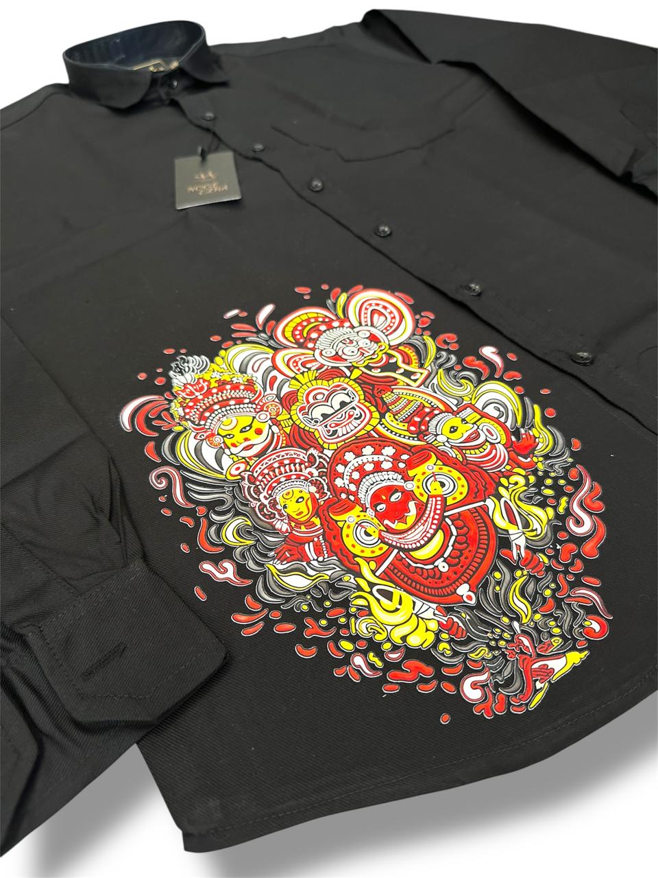 Kathakali heritage Print mens shirt