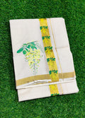 Mens Dhoti with Kannikonam print