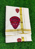Mens Dhoti with theyyam