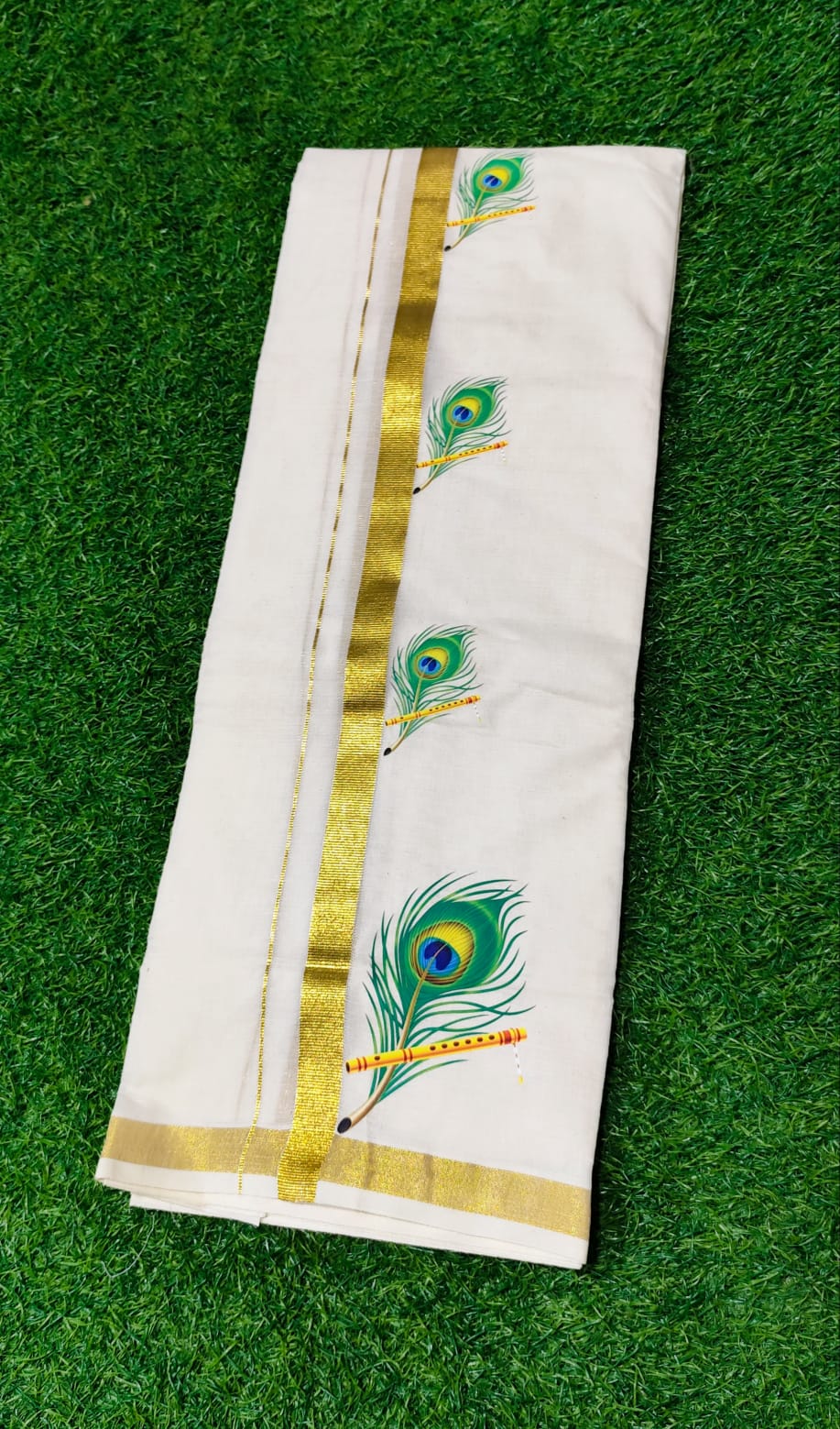 Mens Dhoti with Peeli print