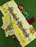 Set mund with Kannikonam print