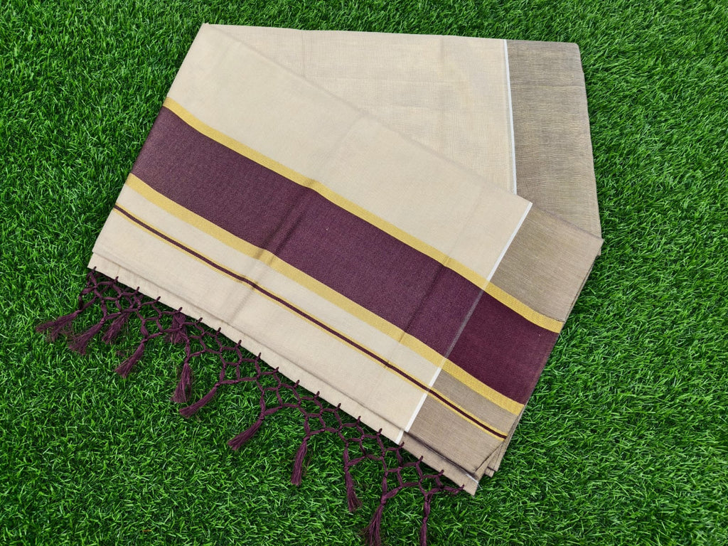 Kerala Tissue with Kara Sarees