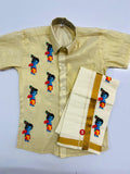 Boys Shirt and Dhoti combo with Baby Krishna print